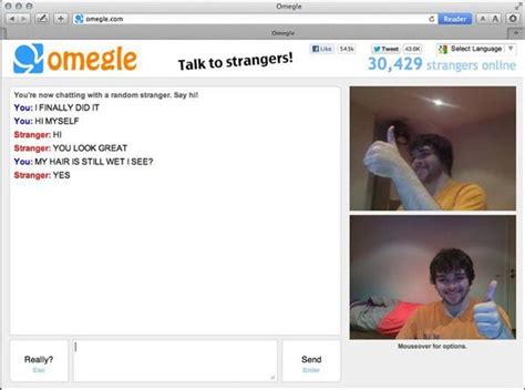 how to go on omegle